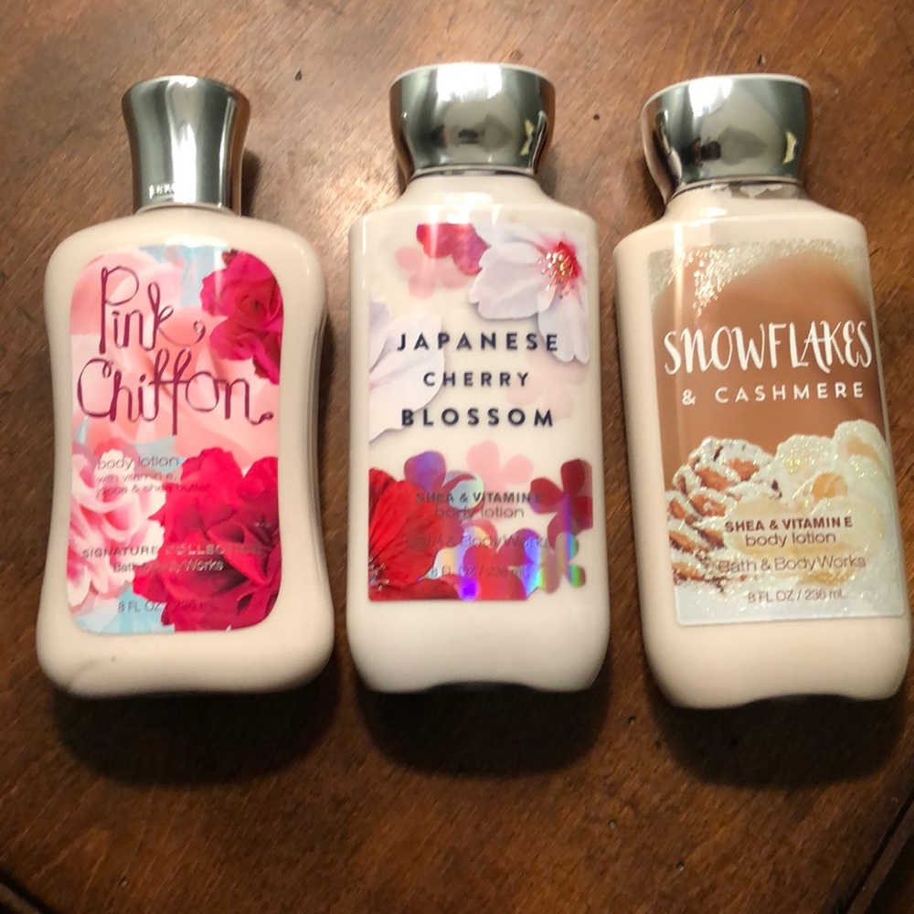 Bath and Body Works Lotions
